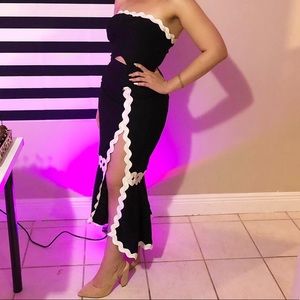 Black and white hotmiamistyles dress worn once